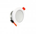 4 Pack RGBW Super Bright Modern Recessed LED Lighting 6W/8W 12V White Round LED Embedded Panel Lights Aluminum Indoor Ceiling Downlight Hotel Lighting Bar Lighting Dancing Room Lighting Restaurant Lighting