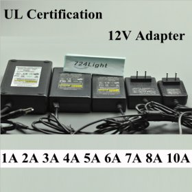 12V LED Switching Power Supply Adapter 100V-240V To DC 12V 1A 2A 3A 5A 6A 8A 10A LED Power Supply UL Certification