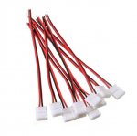 10pcs Pack Solderless Snap Down 2 pin Conductor LED Strip Connector for 10mm Wide 5050 5630 Single Color Flex LED Strips