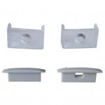 Silver U03 Profile 10x30mm U-Shape LED Aluminum Channel System Aluminum Profile