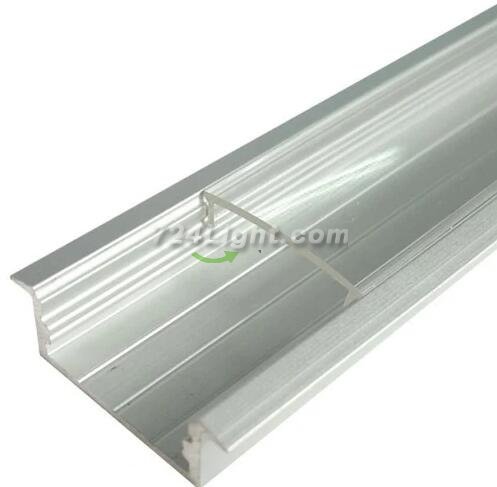 Silver U03 Profile 10x30mm U-Shape LED Aluminum Channel System Aluminum Profile
