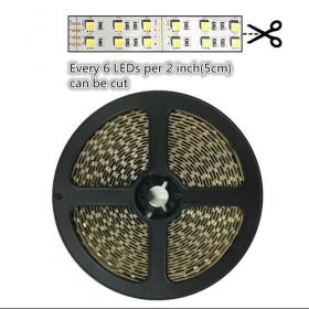 12V Red/Blue/Green/Yellow Dimmable LED Strip Light 15mm Double Row SMD3528-1200 1200LM 240 LEDs/Mtr