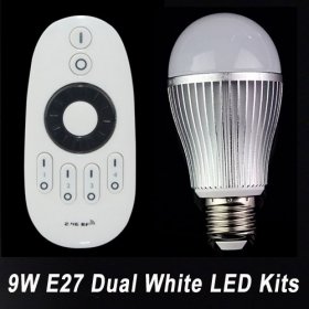 9W E27 Dual White LED Bulb Kits