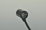 Black Flexible USB LED Reading Light Lamp for Computer Laptop Notebook PC Metal Snake