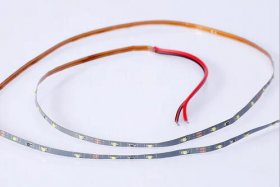 3mm Narrow LED Strips 12V SMD0805-300 60LEDs/Mtr Flex Tape for Sand Table, Scale Model lighting