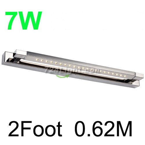 Rotatable 7W LED Bathroom Light 2Foot 0.62M 5050LED Mirror lighting With Waterproof Driver Mirror Front Light