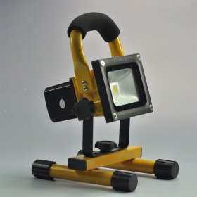 10W Portable LED Floodlight Rechargeable LED Work Light Waterproof Battery Floodlights