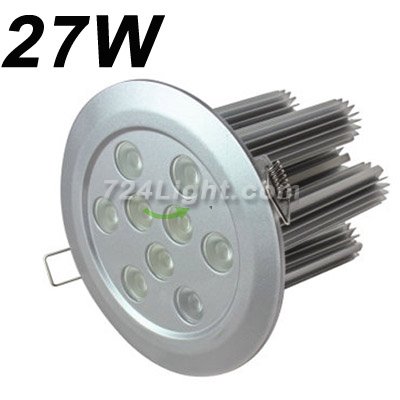 Superbright CREE 27W LD-DL-AJ-01-27W 9*3W LED Jewellery Downlight Cut-out 120mm-130mm Diameter 5.4\" LED Down Light