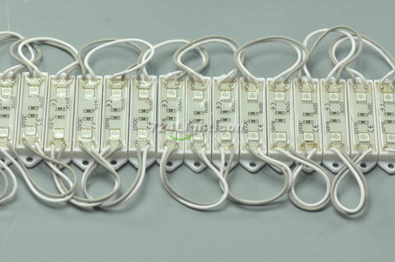 5050 SMD LED Modules 5050 2 LED Modules 45x12MM 12V 0.5W Waterproof IP65 Modules