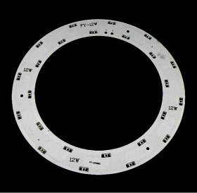 12W 24LED SMD5630 Circular Ceiling Light Aluminum Plate Outer Diameter 190mm Inner Diameter 140mm