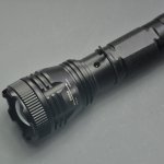 300 Lumens Zoomable Flashlight Torch XPE LED Flashlight 3 Modes With Pricker