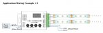 Aluminum Shell LED Controller 4 Key RF Wireless Remote Pixel SPI Controller for Addressable Dream Color RGB/RGBW LED Lights DC5-24V