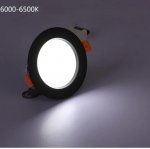 4PCS Pack Low Profie LED Downlight 3W/5W/7W/12W/15W/18W/24W CRI80 Anti-Fog Fixed Head Recessed Ceiling Light