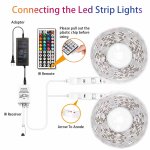 32.8ft Led Lights RGB Led Strip Lights Color Changing Lights with 44 Keys Remote,1 Roll of 32.8ft