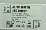 48 Watt LED Power Supply 12V 4000mA LED Power Supplies UL Certification For LED Strips LED Light