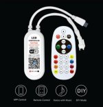 RGB, RGBW, RGBWW SPI LED Controller WiFi Music Controller for Addressale LED Strips and Panels Support WS2811 WS2815 WS2801 SK6812 WS2813 SK9822 APA102C etc iOS/Android App Control