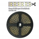 DC12V SMD5050-600-IR InfraRed 940nm | 850nm IR LED Lighting Strip, Double Row 120LEDs 28.8W Per Meter Tape