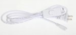 Plug-in Power Plug Cord 6Feet with On/Off Switch On Fit for T5 Integrated LED Tube Light