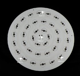 24W 36W Round LED High Power Aluminum Plate Ceiling Light Board Diameter 240mm