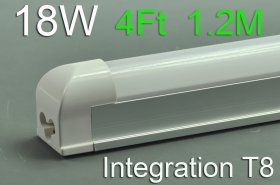 Integration T8 LED Light 18W T8 1.2Meter 4FT LED Fluorescent Lighting