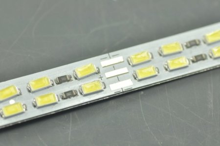 (image for) Double Row 39.3inch 5630 Rigid LED Strips Double Color Temperature 144LED 1M 12mm 12V DC Aluminium Rigid Strip Bar light