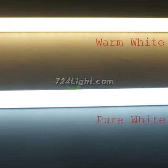 5 / 10 Pack 12V DC LED Corner Linear Profile LED Light Strip in Aluminum Profile with Cover for Under Cabinet Lighting