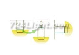 LED Aluminium Channel 1 Meter(39.4inch) 95 mm(H) x 75 mm(W) For 5050 5630 Multi Row LED Strip Light