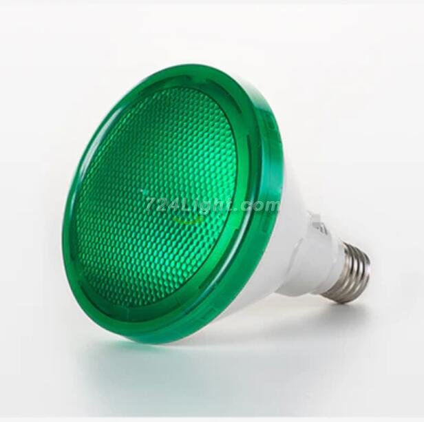 Outdoor PAR38 LED 12W White / Red / Green / Blue / Yellow Light Colors 60-degree Beam E27/E26 AC100-265V Non-Dimmable Waterproof IP65 Light Bulb