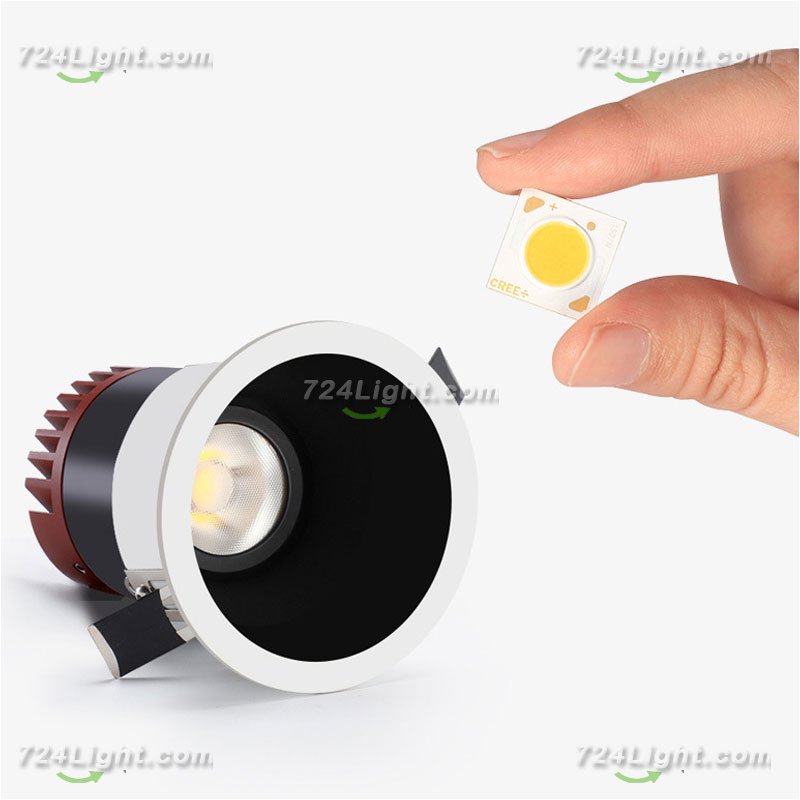 3W HOTEL LIVING ROOM DEEP ANTI-GLARE SPOTLIGHT EMBEDDED COB WALL WASHER CREE CHIP HIGH DISPLAY FINGER NARROW EDGE