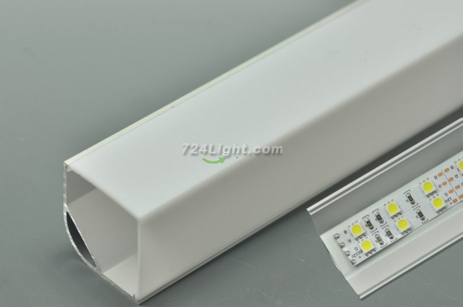 Super 20mm Strip LED Aluminium Extrusion Recessed LED Aluminum Channel 1 meter(39.4inch) LED Profile