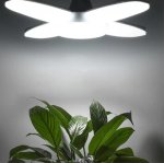 60W LED Shop Light Deformable LED Garage Lights CRI80+ 6000LM 6500K White 400W Equivalent