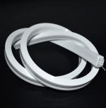 1M/5M/10M/20M Pack of T1220 3 Sides Edge Lighting LED Neon Light Housing Kit with End Caps and Mounting Clips, Flexible Neon Channel Fit for 10mm Wide LED Strip Lights