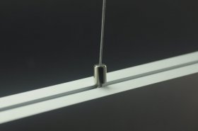 Linear Suspension Lighting 8ft 2.4 Meter 2.88" x 1.34" 70W AC120-277V