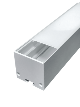 Office line light hard light bar shell aluminum aluminum slot card slot 3535