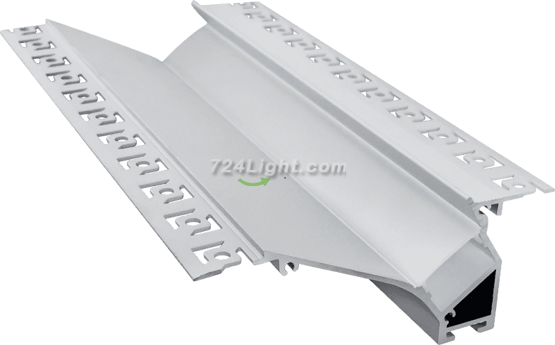 10645 Pre-embedded corner line light hard light strip shell aluminum groove