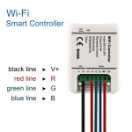 12V Wifi Android LED Strip RGB RGBW Controller With Remote 5 Channels Control By Phone