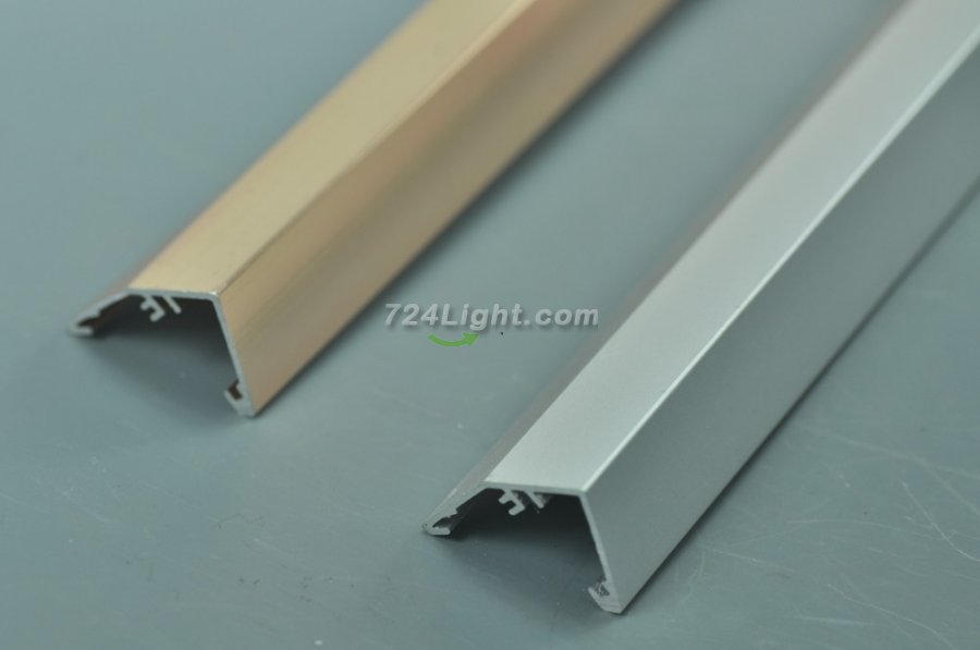 V Style LED Aluminium Extrusion LED Aluminum Channel 1 meter(39.4inch) with Reflector