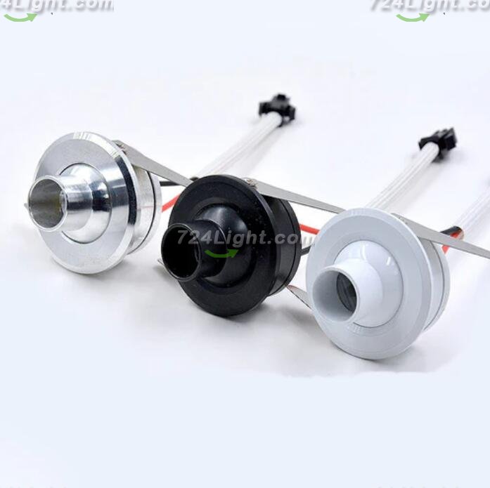 Mini Directional 1W LED Downlight Dia.37mm Recessed LED Light Small Downlight Cabinet LED Light
