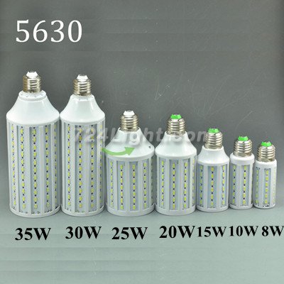 5630 8W Corn Light Bulb Lamp 10W 15W 20W 25W 30W 35W E27 High power Light Corn Lamp Bulb