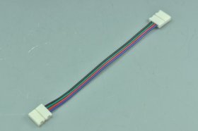 LED RGB Strip 10mm 4Pin Connector For 3528/5050 Multicolor LED Strip Easy Connect Cord Clip