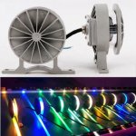 8W 360° Light Blade Grey Finish Window Frame LED Light for Architecture Graphic/Doorframe/Hallway/Outdoor Landscape Decorative Lighting
