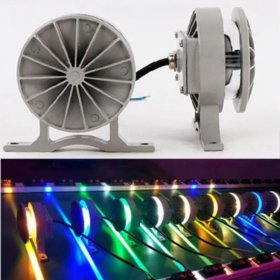 8W 360° Light Blade Grey Finish Window Frame LED Light for Architecture Graphic/Doorframe/Hallway/Outdoor Landscape Decorative Lighting