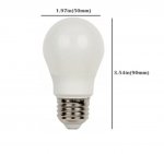 6 Pack 5Watt 450LM G50 LED Bulb Light E27 Screw Base 100-240V AC Non-dimmable 50mm White Light LED Globe