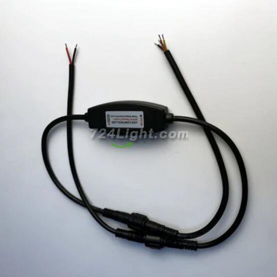 DC 5V-24V IP65 Waterproof Wireless RGB Controller with Mini RF Wirelless 24keys Remote Controller for SMD5050 3528 RGB LED Strip Lights