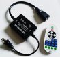 AC110V/220V LED Dimmer (Plastic Housing) for 110V/220V LED String Light, Wireless Remote Control Dimmer with 2 Prong Outlet, Timer Switch