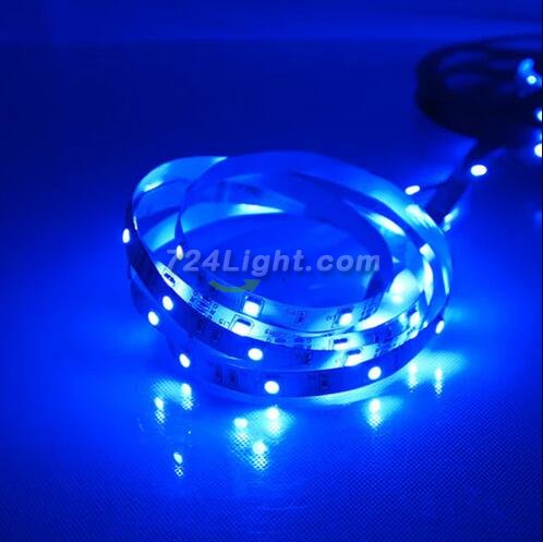 DC 12V Red/Blue/Green/Yellow Dimmable SMD5050-150 Flexible LED Strips 30 LEDs Per Meter 10mm Width 450lm Per Meter