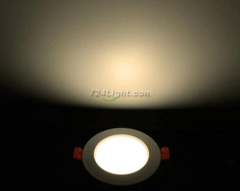 10 Pack 7W 500LM Dimmable Antifog LED Downlight CRI80 Flat Diffuser Ceiling Light -3-3/8'' Cutout