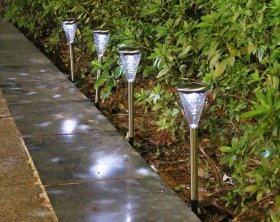 Solar Garden Light, Outdoor Waterproof Solar LED Light for Garden, Flower Bed, Fence, Sidewalk Decoration