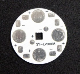 4W LED High Power Aluminum Plate 2 Series Connections 2 Parallel connections Diameter 28mm Spotlight Circuit Board