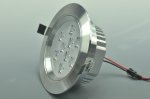 9W CL-HQ-01-9W Recessed Ceiling light Cut-out 114mm Diameter 5.5" Silver Recessed Dimmable/Non-Dimmable LED Downlight